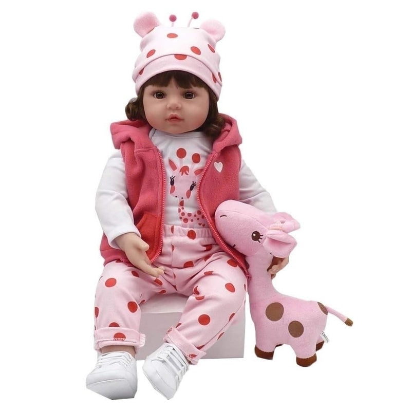 Bebê Reborn Laura Baby Michelle 100% silicone original com acessórios