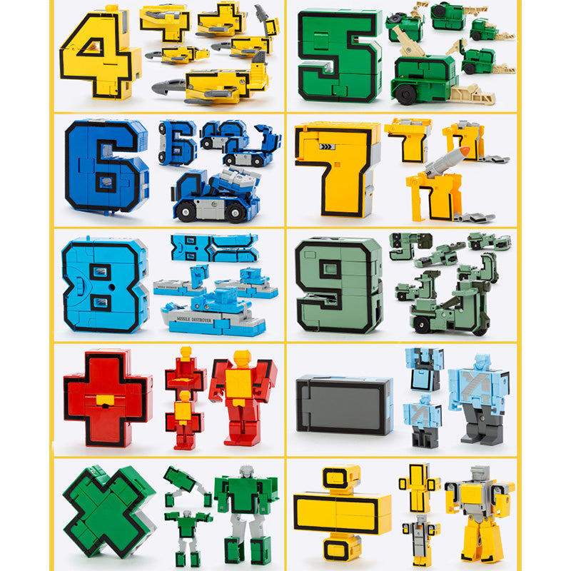 Kit 10 Números Transformers - PROMOÇÃO RELÂMPAGO
