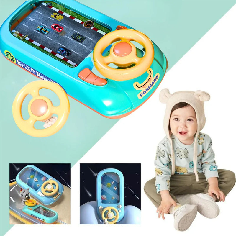 Corrida Divertida – Brinquedo de Corrida com Volante, Eletrônico com Carregador USB - PROMOÇÃO RELÂMPAGO!
