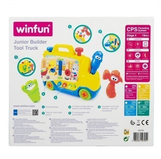 Brinquedo Caminhão Interativo Baby Construtor Winfun atualizar 242 na loja