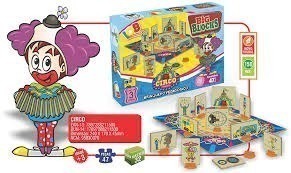 BRINQUEDO DE MONTAR BIG BLOCKS CIRCO C/47PECAS IOB
