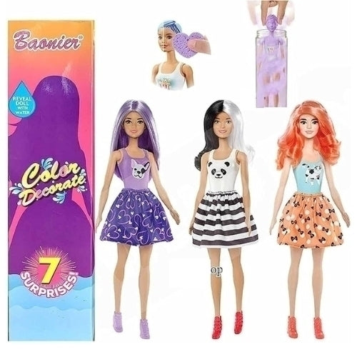 Boneca Beauty Surpresa Revelada com Água com Acessórios