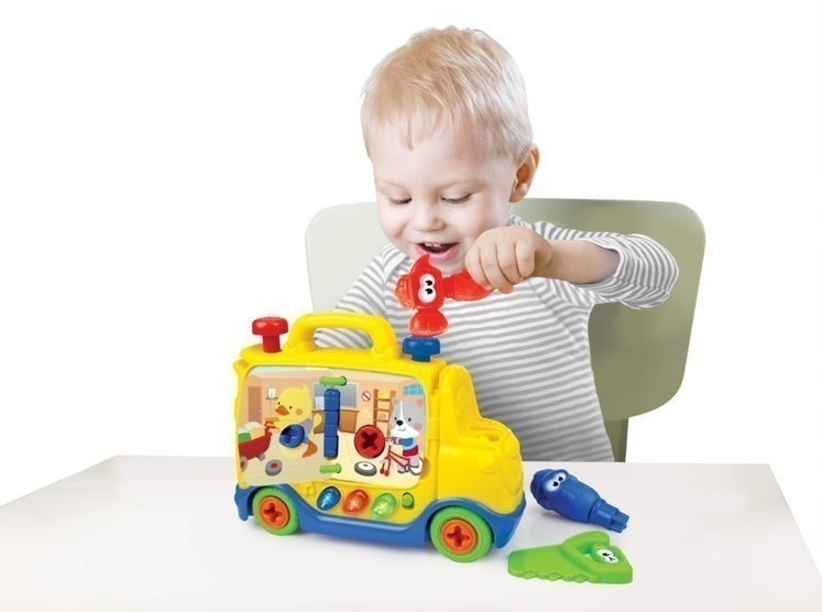 Brinquedo Caminhão Interativo Baby Construtor Winfun atualizar 242 na loja