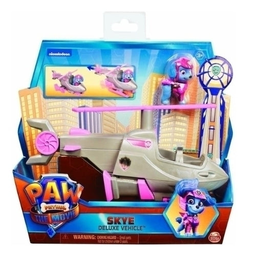 Brinquedo Veículo Deluxe Patrulha Canina Original Skye Original Sunny