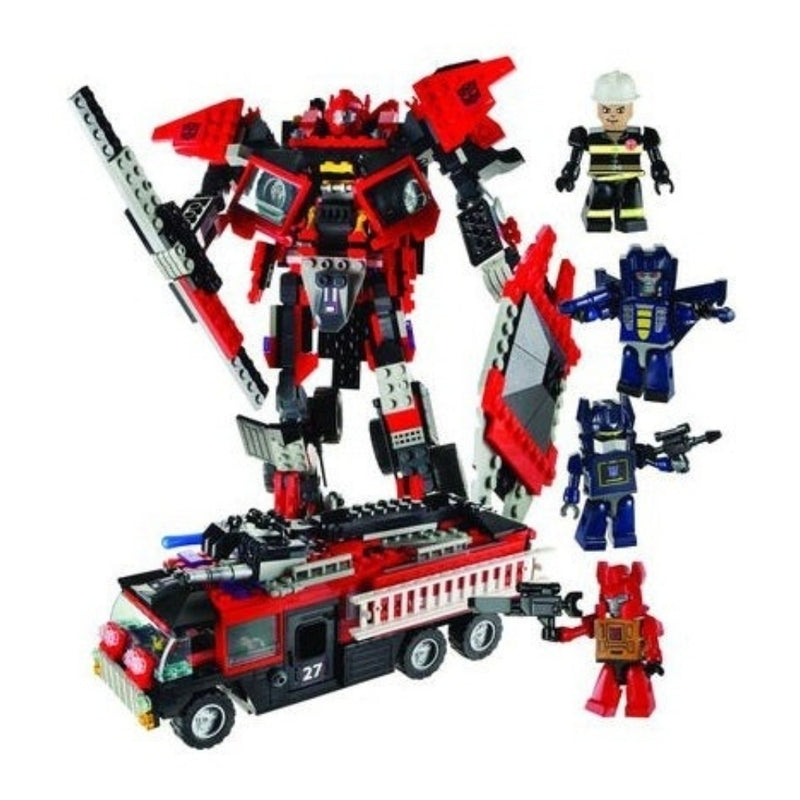 Blocos de Montar Compatível com Lego KRE-O Transformers - Sentinel Prime (30687) Building Toy