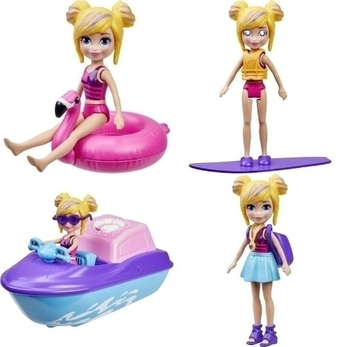 Boneca Polly Pocket Esqui Aquático - Mattel MATTEL