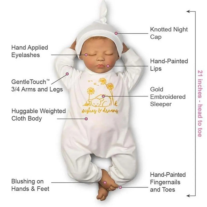 Boneca Reborn Menino Paradise Galleries Wishes & Dreams 21"