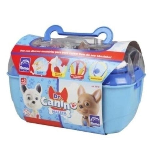 Maleta Doutor Canino Cuide Do Cãozinho Roma Brinquedos