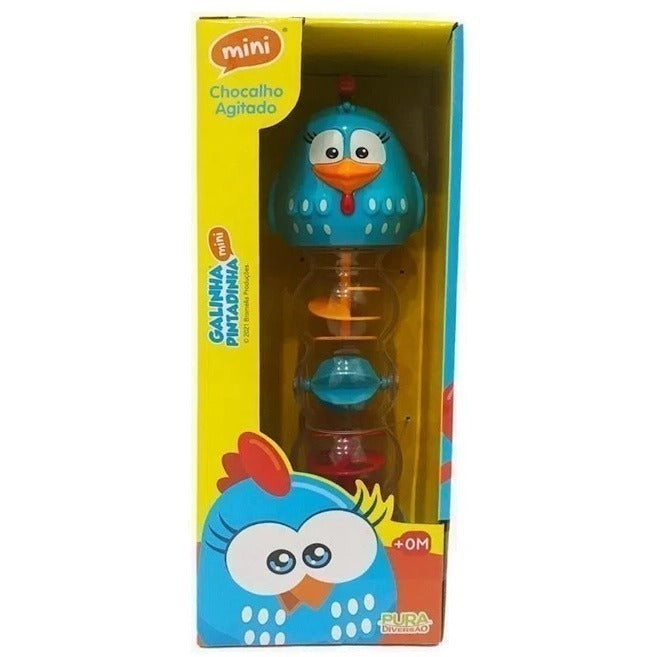 Brinquedo para bebê Chocalho Agitado Galinha Pintadinha