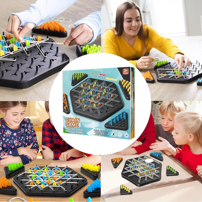 Jogo de Tabuleiro triângular em cadeia - PROMOÇÃO RELÂMPAGO!