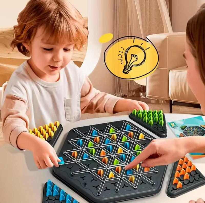 Jogo de Tabuleiro triângular em cadeia - PROMOÇÃO RELÂMPAGO!