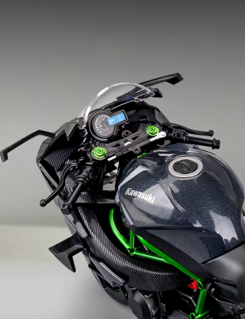 Motocicleta realista Ninja H2R - Promoção Relâmpago!