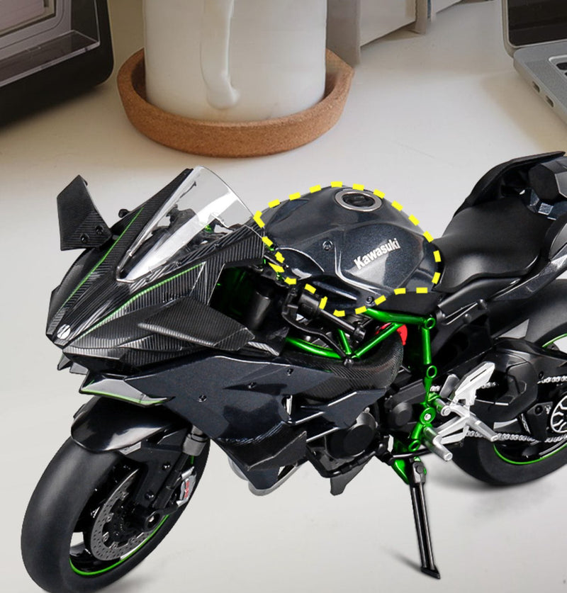 Motocicleta realista Ninja H2R - Promoção Relâmpago!