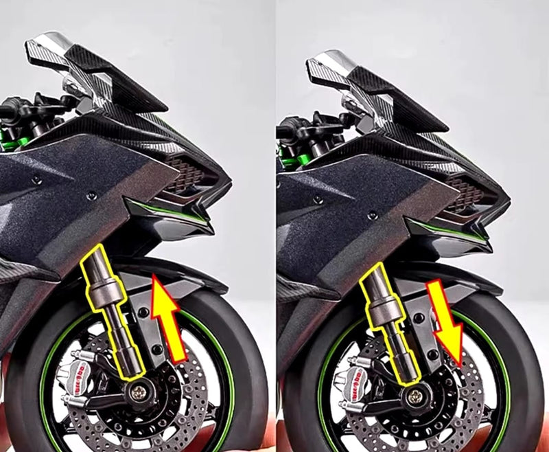 Motocicleta realista Ninja H2R - Promoção Relâmpago!
