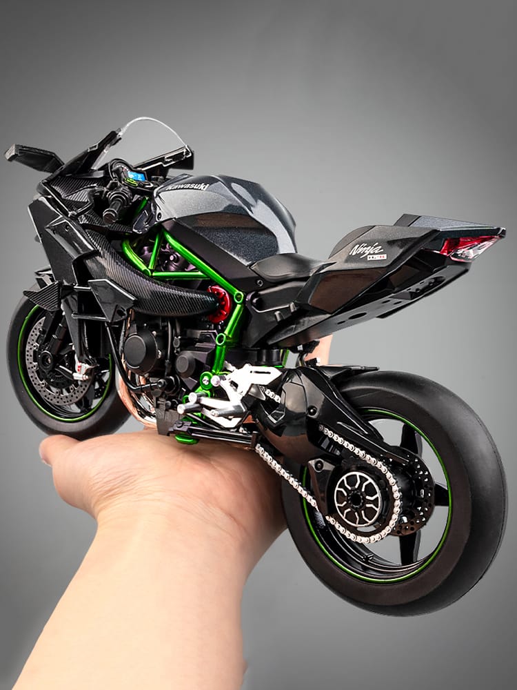 Motocicleta realista Ninja H2R - Promoção Relâmpago!