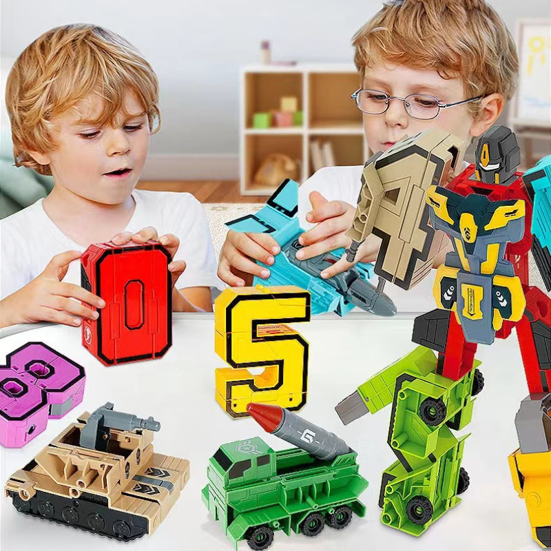 Kit 10 Números Transformers - PROMOÇÃO RELÂMPAGO