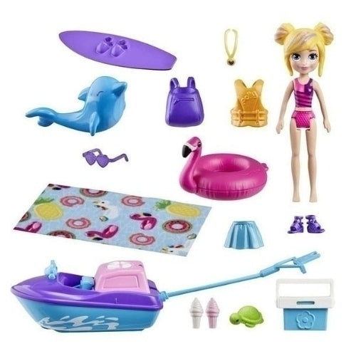 Boneca Polly Pocket Esqui Aquático - Mattel MATTEL