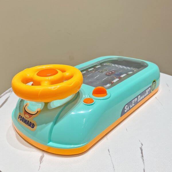 Corrida Divertida – Brinquedo de Corrida com Volante, Eletrônico com Carregador USB - PROMOÇÃO RELÂMPAGO!
