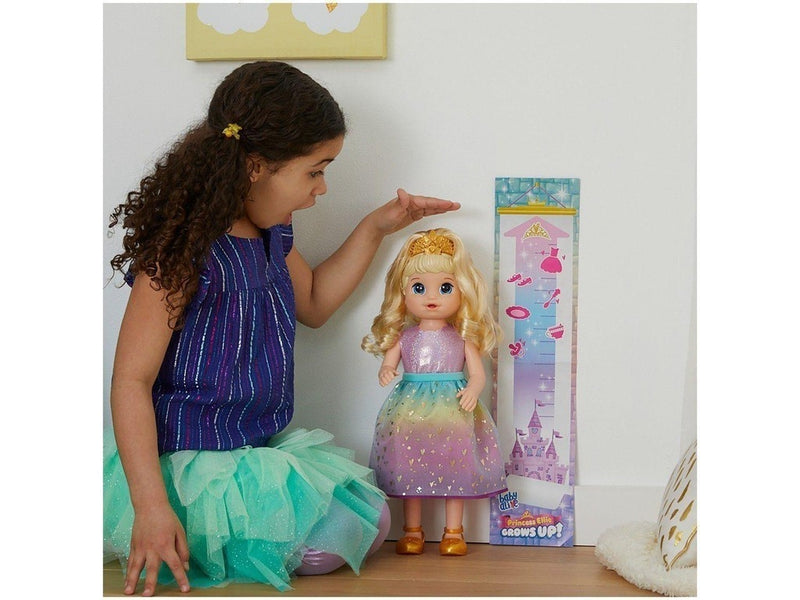 Boneca Baby Alive Princesa Ellie Grows Up Loira Cresce Fala