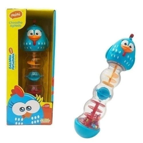 Brinquedo para bebê Chocalho Agitado Galinha Pintadinha