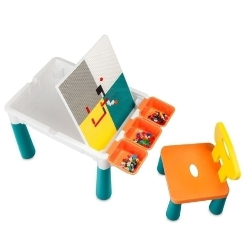 MESA INFANTIL BLOCOS DE MONTAR MESA DE ATIVIDADES 9 EM 1