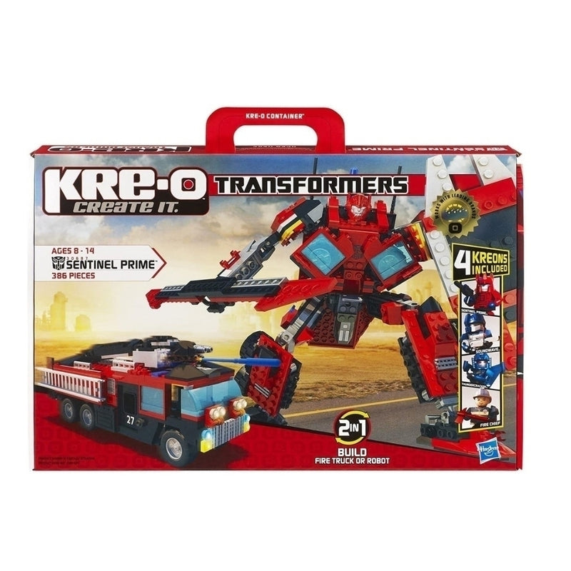 Blocos de Montar Compatível com Lego KRE-O Transformers - Sentinel Prime (30687) Building Toy